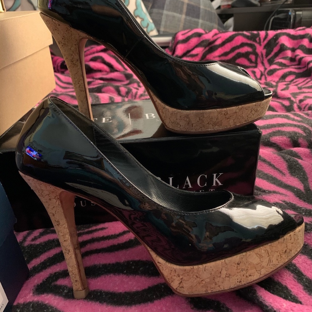 Cole Haan Air Mariela Black Patent Leather Pump